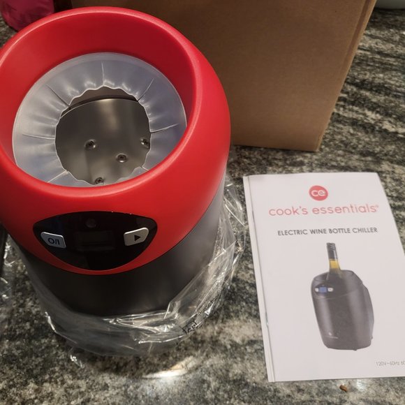 Cook's Essentials Single Bottle Electric Wine Chiller NEW IN BOX!! - Picture 4 of 4
